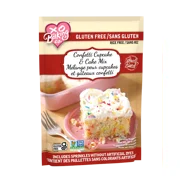 XO Baking Co. Gluten Free Small Batch Confetti Cupcake & Cake Mix - Includes Sprinkles Without Artificial Dyes; Non-GMO; Rice Free; Peanut Free; No Preservatives, Artificial Flavors or Colors, 10oz