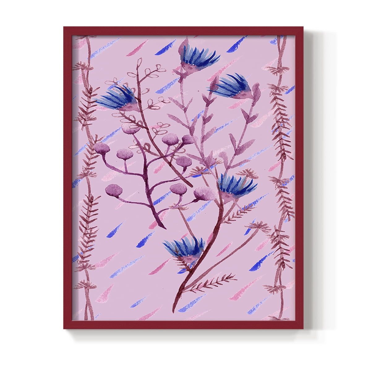 XO Collection B Framed Print - Solid Wood in Single Picture Frame Solid Wood 2 Framed Print