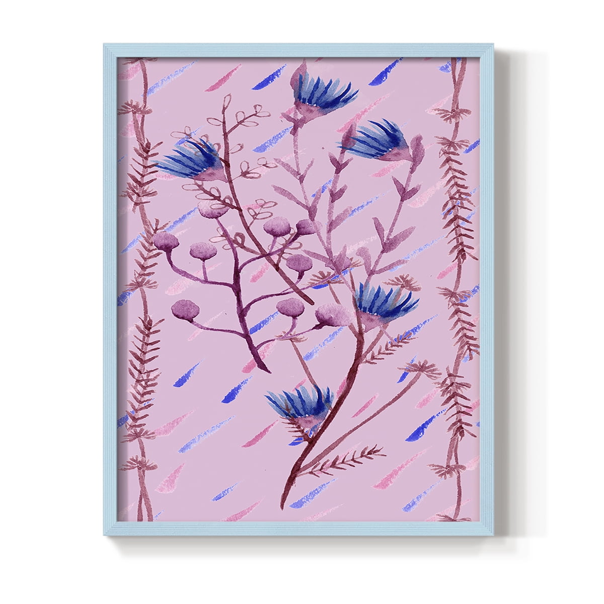 XO Collection B Framed Print - Solid Wood in Single Picture Frame Solid Wood 2 Framed Print