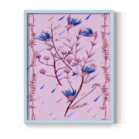 XO Collection B Framed Print - Solid Wood in Single Picture Frame Solid Wood 2 Framed Print