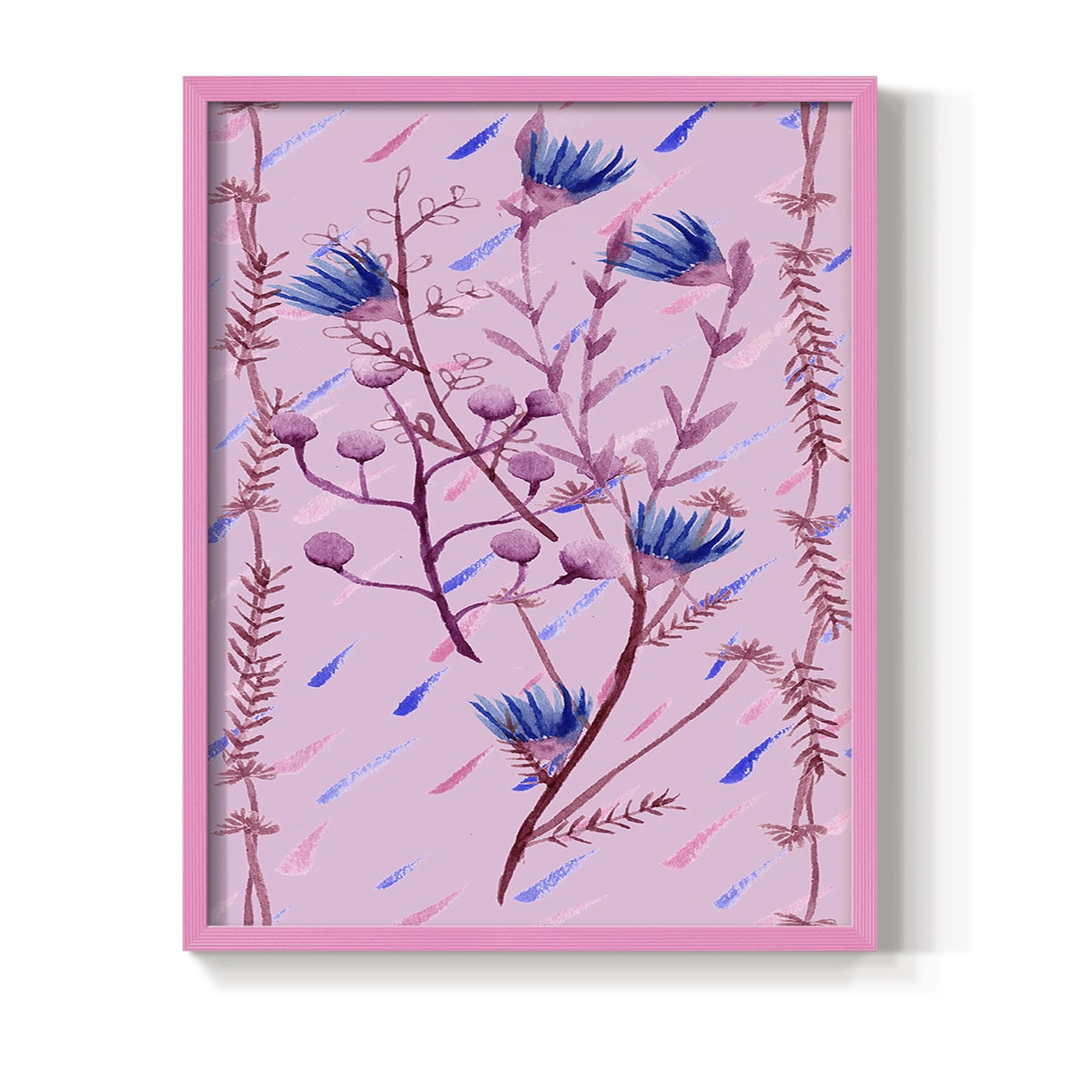 XO Collection B Framed Print - Solid Wood in Single Picture Frame Solid Wood 2 Framed Print