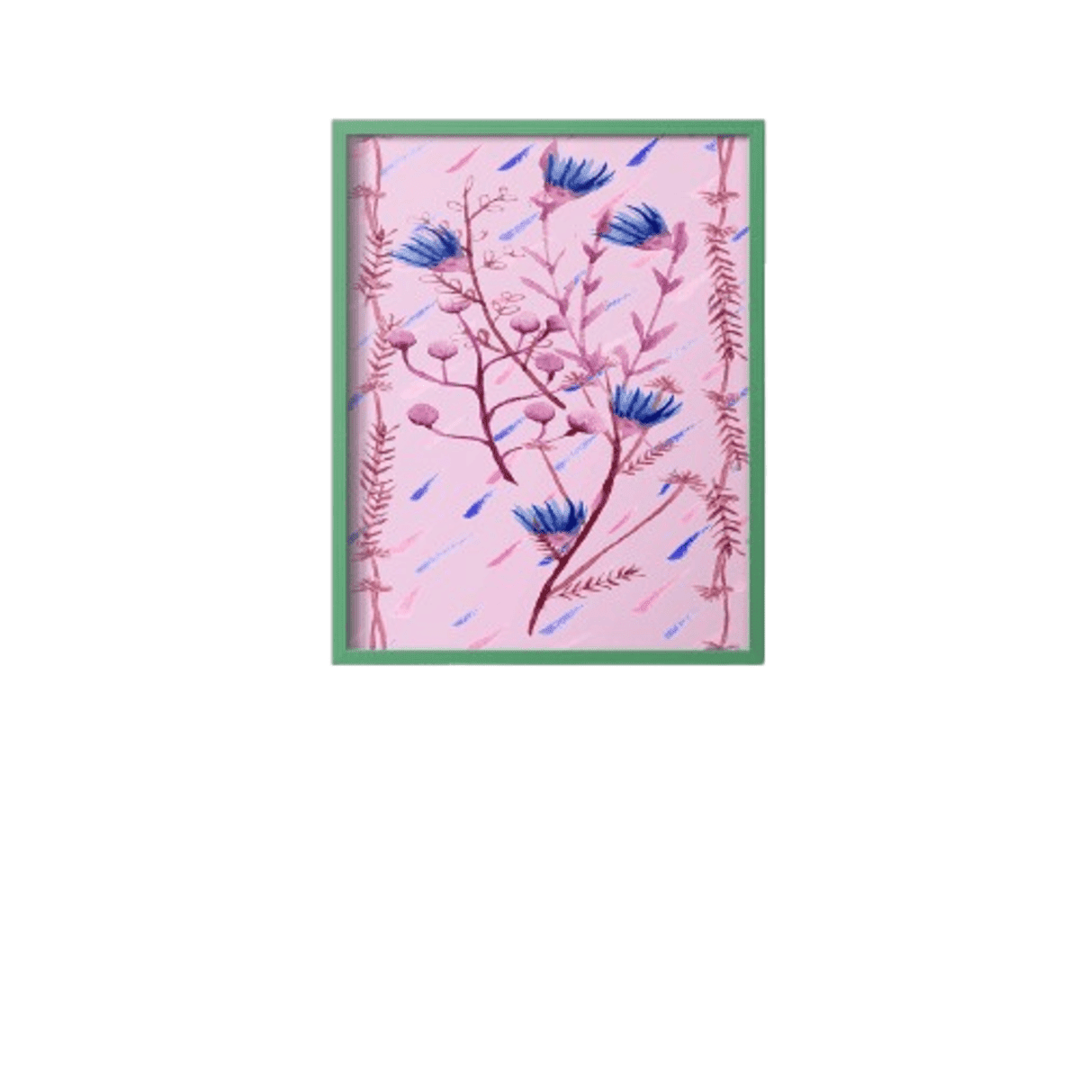XO Collection B Framed Print - Solid Wood in Single Picture Frame Solid Wood 2 Framed Print