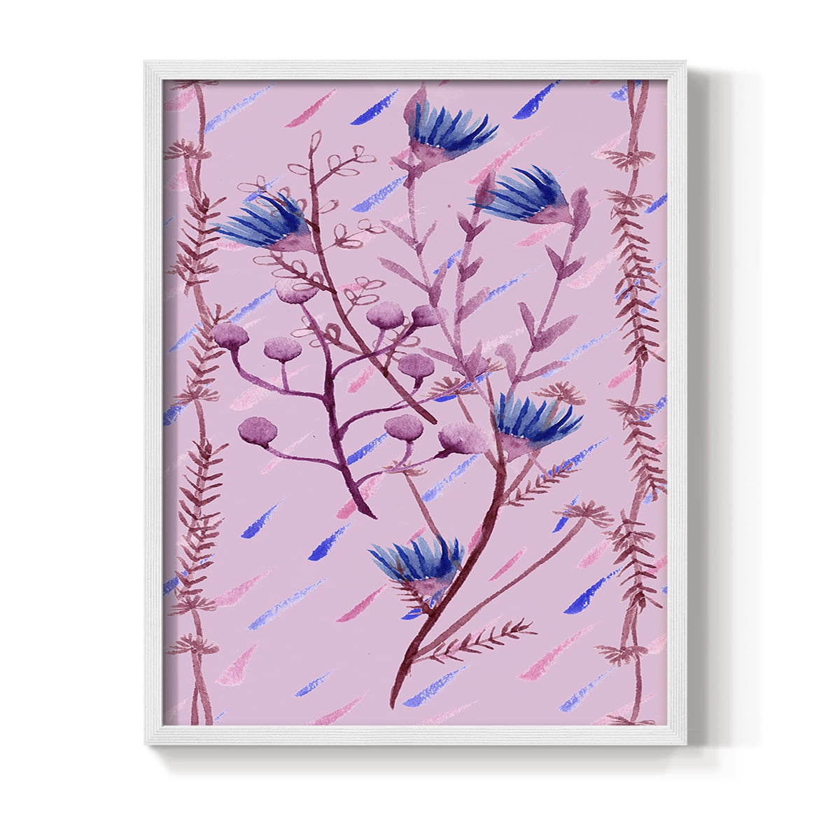 XO Collection B Framed Print - Solid Wood in Single Picture Frame Solid Wood 2 Framed Print