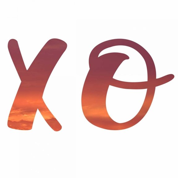 XO Sunset Poster Print by Matic,Jelena Matic