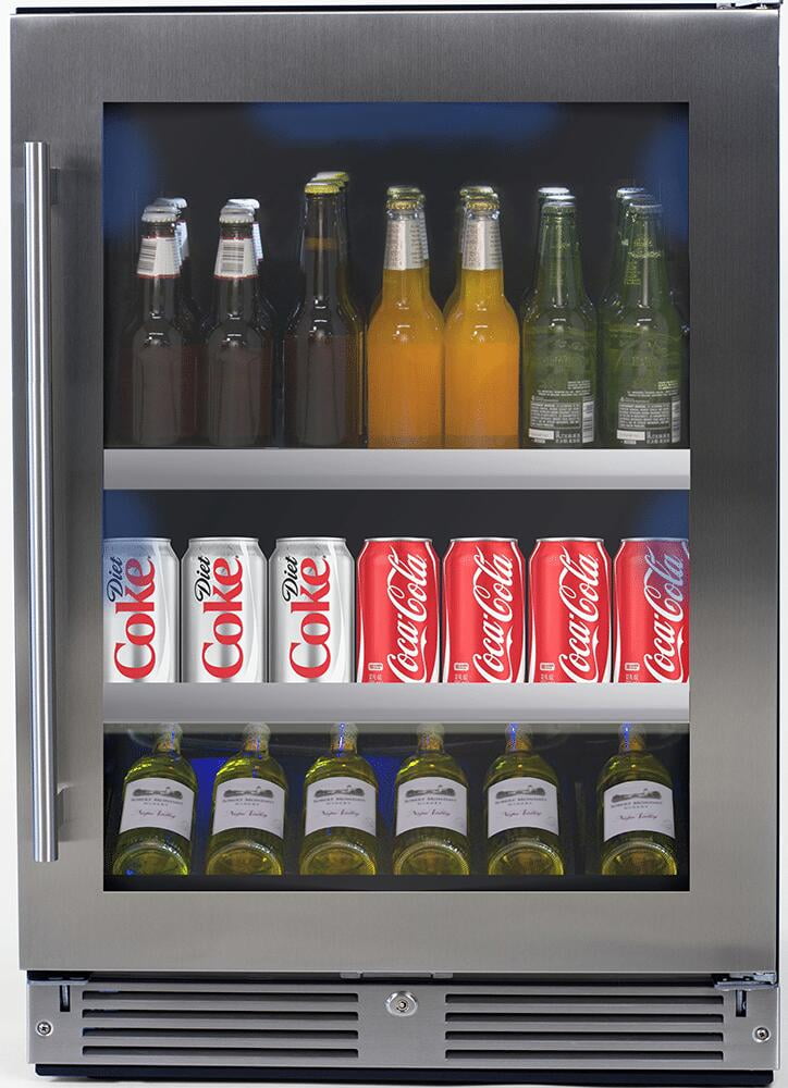 XO XOU24BCGSR 24 inch Undercounter Beverage Center with 145 Can