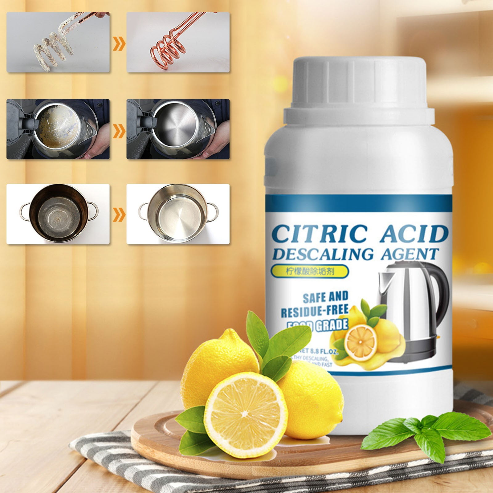 XOAIHY Citric Acidic Scale Remover 120G Formula Specifically Designed
