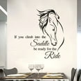 thumbnail image 1 of XOAIHY Horse Vinyl Wall Stickers – Removable Art Mural, Home Room Decor, Easy-to-Apply Stickers for Bedroom, Living Room, and Nursery Wall Decoration, 1 of 5