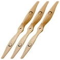 thumbnail image 1 of XOAR PJN 9x4 (3 pcs) Electric RC Airplane Propeller. 3-Pack 9 Inch 2 Blade Wood Prop for Electric Motor, 1 of 1