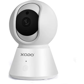 XODO WiFi 1080p HD Home Security Camera System, Indoor Wireless Camera with Night Vision & 2-Way Audio, White