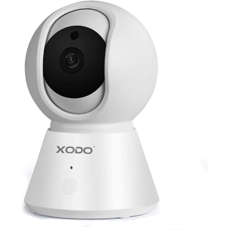 XODO WiFi 1080p HD Home Security Camera System, Indoor Wireless Camera with Night Vision & 2-Way Audio, White