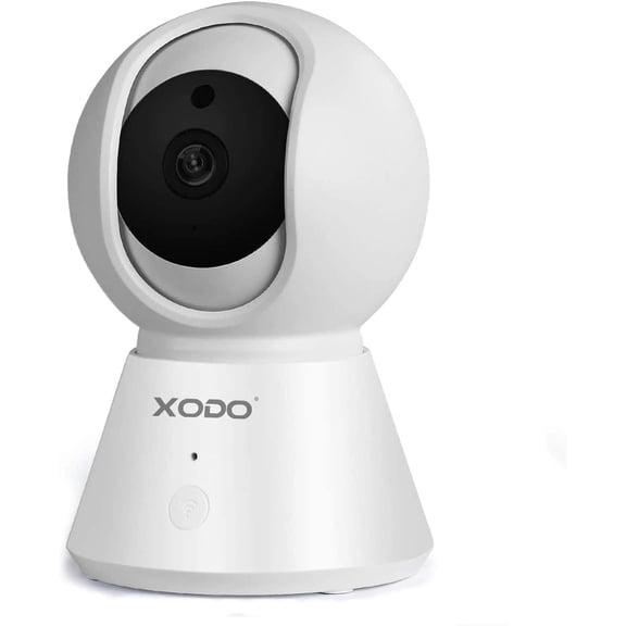 XODO WiFi 1080p HD Home Security Camera System, Indoor Wireless Camera with Night Vision & 2-Way Audio, White