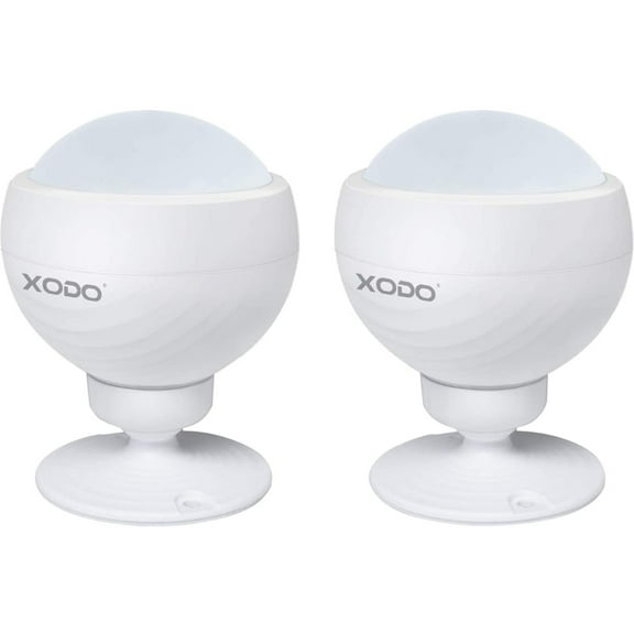 XODO Motion Sensor 2-Pack - Smart Home Security, Works with Google & Alexa, Easy Install
