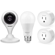 XODO PK3 Smart Home Security Cameras Wireless WiFi System Kit with 1080p Camera Smart Bulb & App Control