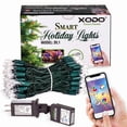 thumbnail image 1 of XODO Smart Home String Lights, LED Lights with 100 Clear RGB Bulbs and App Control, 35 ft, 1 of 13