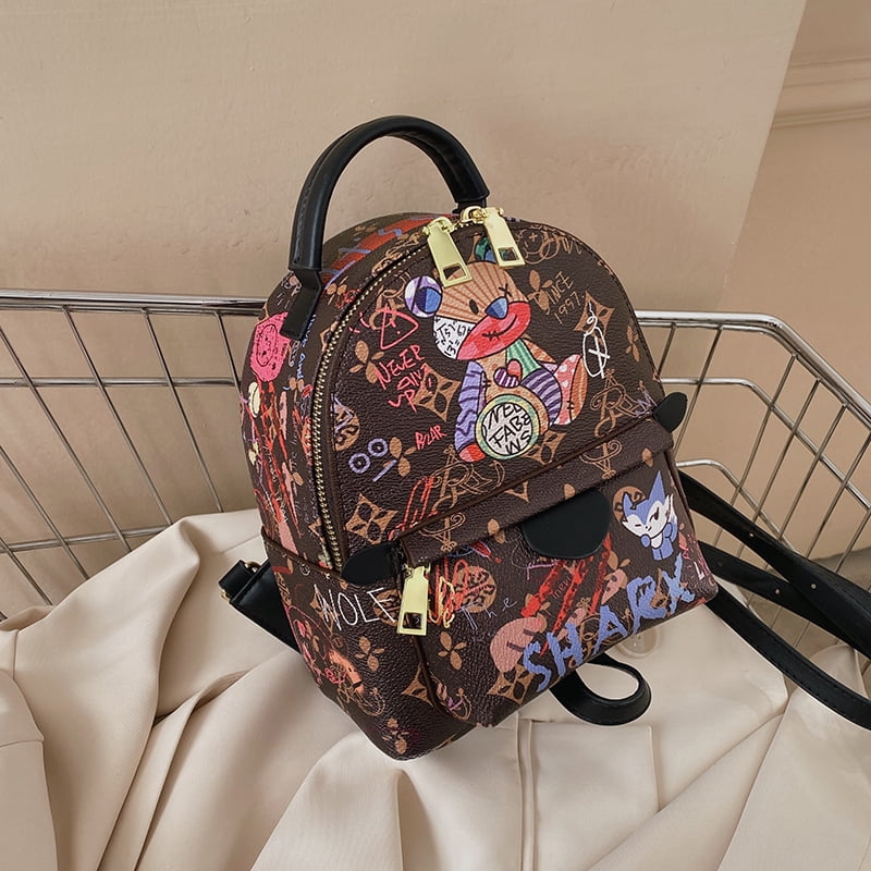 Graffiti backpack purse sale