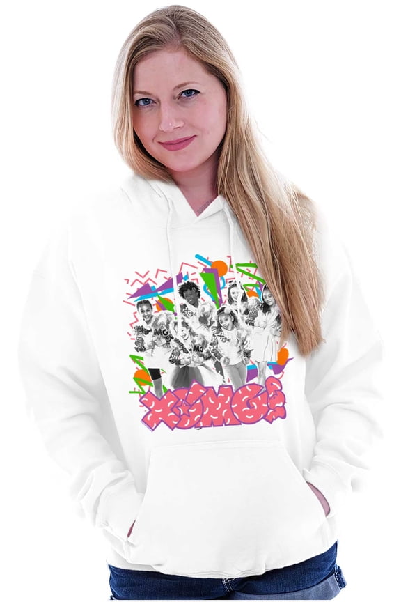 1990s Retro Throwback Band Women Plus Size Hoodie Brisco Brands 4X