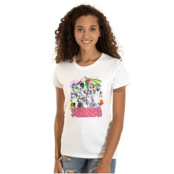 XOMG POP 1990s Retro Throwback Band Women's T Shirt Ladies Tee Brisco Brands M