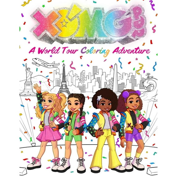 Xomg Pop!: A World Tour Coloring Adventure, (Paperback)