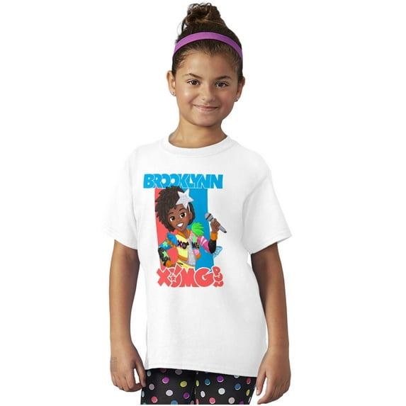 XOMG POP Band Brooklynn Cartoon Fan Girls Kids T Shirt Tees Teen Brisco Brands L
