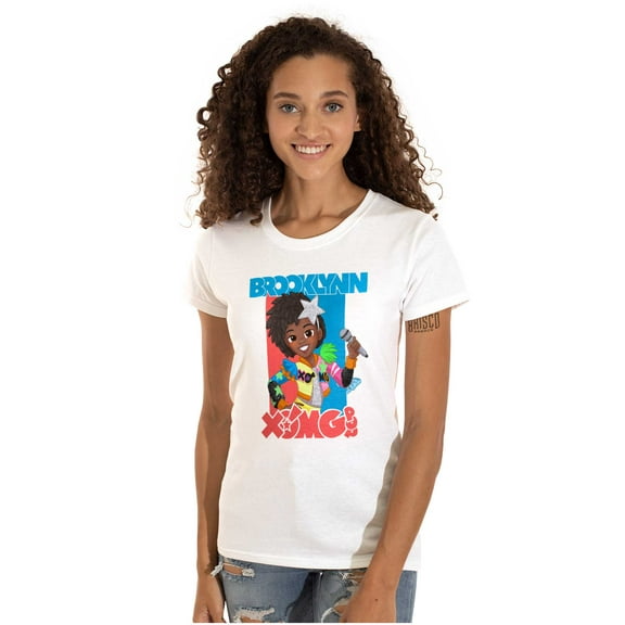 XOMG POP Band Brooklynn Cartoon Fan Women's T Shirt Ladies Tee Brisco Brands X