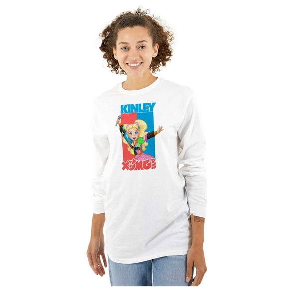 XOMG POP Band Kinley Cartoon Fan Women's Long Sleeve T Shirt Brisco Brands S
