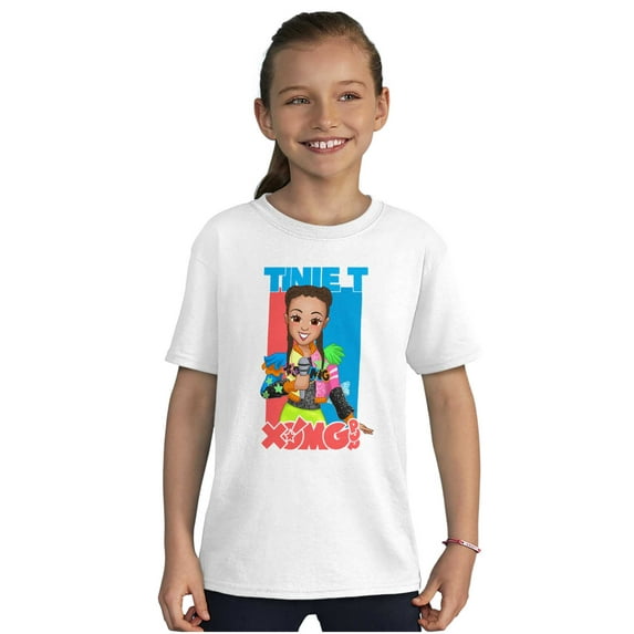 XOMG POP Band Tinie T Cartoon Fan Girls Kids T Shirt Tees Teen Brisco Brands M