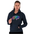 thumbnail image 1 of XOMG POP Bella Musical Rainbow Hoodie Sweatshirt Women Brisco Brands X, 1 of 4