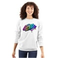 thumbnail image 1 of XOMG POP Bella Musical Rainbow Women Plus Size Sweatshirt Brisco Brands 3X, 1 of 5