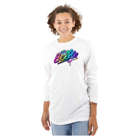 XOMG POP Bella Musical Rainbow Women's Long Sleeve T Shirt Brisco Brands S
