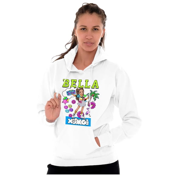 XOMG POP Bella Popstar Dream Cartoon Women Plus Size Hoodie Brisco Brands 2X