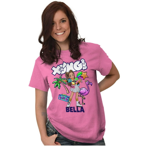 XOMG POP Bella Rockstar Cartoon Women's Graphic T Shirt Tees Brisco Brands L