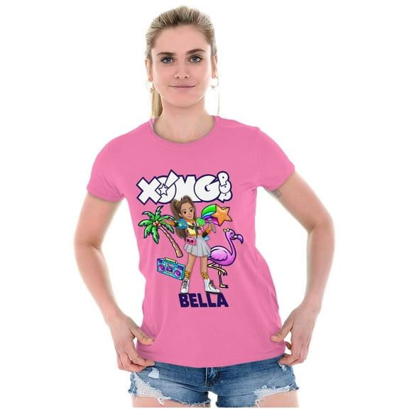 XOMG POP Bella Rockstar Cartoon Women's T Shirt Ladies Tee Brisco Brands X
