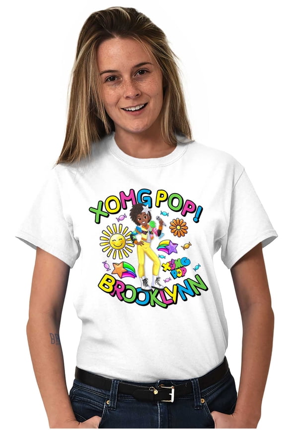 Brooklynn Star Power Cartoon Women Plus Size Graphic Tee Tees Brisco Brands 3X