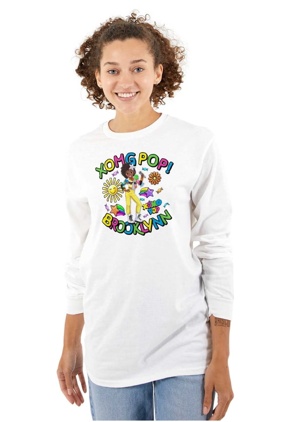 XOMG POP Brooklynn Star Power Cartoon Women's Long Sleeve T Shirt Brisco Brands S
