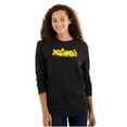 thumbnail image 1 of XOMG POP Cheesy Pepperoni Pizza Logo Women's Long Sleeve T Shirt Brisco Brands S, 1 of 6