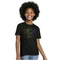 thumbnail image 1 of XOMG POP Colorful Neon Rainbow Logo Girls Kids T Shirt Tees Teen Brisco Brands L, 1 of 6