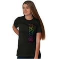 thumbnail image 1 of XOMG POP Colorful Rainbow Neon Logo Women Plus Size Graphic Tee Tees Brisco Brands 2X, 1 of 3