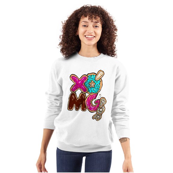 XOMG POP Cookie Crunch Band Logo Women Plus Size Sweatshirt Brisco Brands 2X