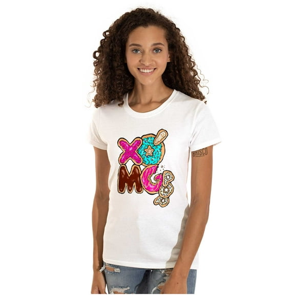 XOMG POP Cookie Crunch Band Logo Women's T Shirt Ladies Tee Brisco Brands M