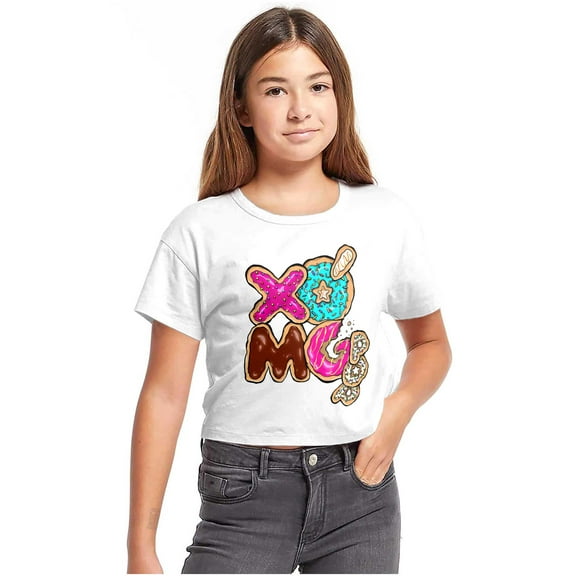 XOMG POP Cookie Crunch Band Logo Women's Tee Brisco Brands L