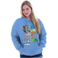 thumbnail image 1 of XOMG POP Cute Bella Vibes Cartoon Women Plus Size Hoodie Brisco Brands 2X, 1 of 4