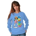 thumbnail image 1 of XOMG POP Cute Dallas Vibes Cartoon Women Plus Size Sweatshirt Brisco Brands 2X, 1 of 5
