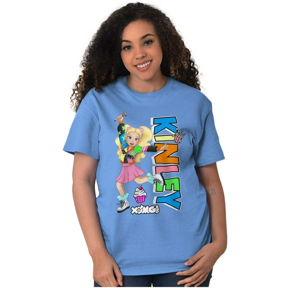 XOMG POP Cute Kinley Vibes Cartoon Women's Graphic T Shirt Tees Brisco Brands M