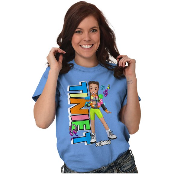 XOMG POP Cute Tinie T Vibes Cartoon Women Plus Size Graphic Tee Tees Brisco Brands 2X