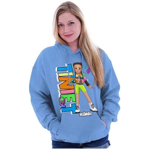 XOMG POP Cute Tinie T Vibes Cartoon Women Plus Size Hoodie Brisco Brands 2X