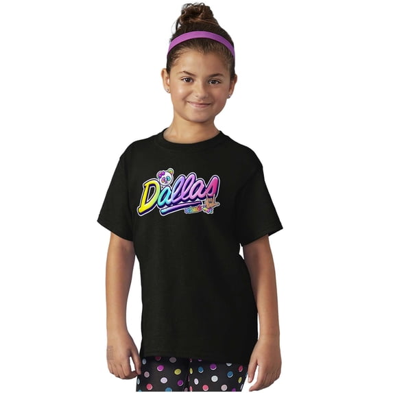 XOMG POP Dallas Panda Rock Star Girls Kids T Shirt Tees Teen Brisco Brands XS