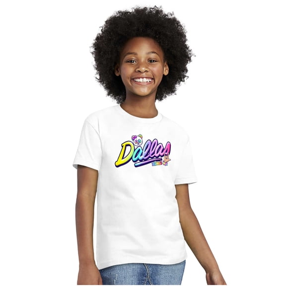XOMG POP Dallas Panda Rock Star Girls Kids T Shirt Tees Teen Brisco Brands X