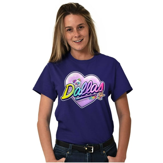 XOMG POP Dallas Panda Rock Star Women Plus Size Graphic Tee Tees Brisco Brands 4X