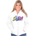 thumbnail image 1 of XOMG POP Dallas Panda Rock Star Zip Hoodie Sweatshirt Women Brisco Brands M, 1 of 5