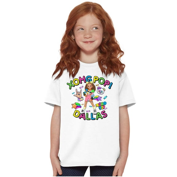 XOMG POP Dallas Star Power Cartoon Girls Kids T Shirt Tees Teen Brisco Brands L